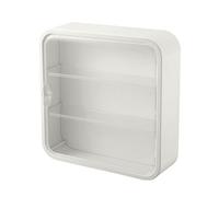 Eladcncmc Estante de pared multiusos para persianas, caja de figuras, construcción acrílica resistente para varios tipos de pared