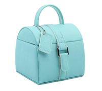 Eladcncmc Estuche de almacenamiento de joyas con múltiples compartimentos, resistente, elegante soporte para accesorios para mujer