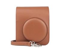 Eladcncmc Funda de poliuretano resistente a los arañazos para 40 cámaras instantáneas con bolsa de almacenamiento para aventuras al aire libre