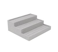 Eladcncmc Organizador de joyas de múltiples capas, soporte de terciopelo para escaparates, aretes, anillos, accesorios para uso minorista y doméstico