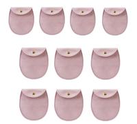 Eladcncmc Paquete de 10 bolsas de terciopelo multicolor para guardar joyas, organizador de pendientes, estuche de joyería para varias ocasiones