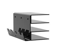 Eladcncmc Soporte de ratón para teclado moderno de acrílico. Organiza y organiza tu escritorio. Elegante soporte para teclado Soporte para ratón Estante de almacenamiento