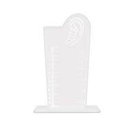 Eladcncmc Soportes de medición resistentes para pendientes, elegante soporte para aretes con medición para artistas y vendedores