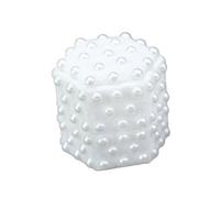 Eladcncmc Velutum - Soporte para accesorios con adornos de perlas, forma hexagonal de moda con forro suave para protección de joyas