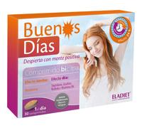 Eladiet Complemento alimenticio Buenos Días – Triptófano, Melatonina y Vitamina B6 – 30 comprimidos