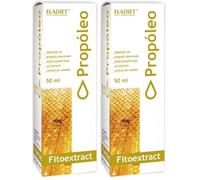 Eladiet Fitoextract de Própolis - 50 ml - Favorece la Suavidad de Garganta - Contribuye a Mantener el Sistema Inmunitario en Buen Estado - Elaborado 100% con Própolis (Paquete de 2)