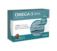 Eladiet Suplemento Omega 3 Aceite de Algas 40% DHA 100% vegetal 60 perlas