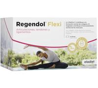Eladiet Complemento Alimenticio Regendol Flexi - 14 Sticks - Para el Bienestar de Músculos y Tendones - Ayuda a Mantener la Flexibilidad de las Articulaciones - Favorece la Formación del Colágeno