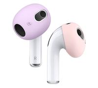 elago 2 Pares de 2 Colores Puntas Auriculares Reemplazo Compatibles con Airpods 3 [Ajuste en la Funda] Case de Silicona Premium Antideslizante Compatible con Airpods 3ª Generación (Rosa/Lavanda)