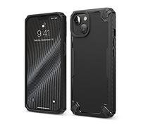 elago Armor Funda Compatible con iPhone 13 (6.1"), Funda Protectora Resistente, TPU Premium, Textura de Fibra de Carbono, Diseño Robusto y Duradero, Protección Completa, Prueba de Golpes (Negro)