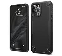 elago Armor Funda Compatible con iPhone 13 Pro MAX (6.7"), Funda Protectora Resistente, TPU Premium, Fibra de Carbono, Diseño Robusto y Duradero, Protección Completa, Prueba de Golpes (Negro)
