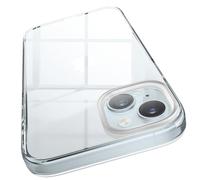 elago - Carcasa híbrida Transparente Compatible con iPhone 15 Plus, Carcasa Transparente de policarbonato + TPU, protección contra caídas de Grado Militar Estadounidense, Color Amarillo reducido