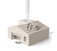 elago Casa Portalápices Compatible con Apple Pencil Pro, Apple Pencil (USB-C), Apple Pencil 1ª/2ª Gen y Otros Lápices, Lápiz Óptico, Compatible con Apple Pencil Case, Soporte de Silicona (Piedra)