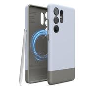 elago Compatible con Funda Samsung Galaxy S25 Ultra - Funda Deslizante magnética, Recortes Precisos para la Cámara, Magnetismo Fuerte, Funda Protectora, Tecnología PC/TPU (Azul Claro/Gris Medio)