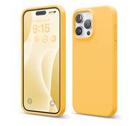 Elago Compatible con iPhone 15 Pro Max MAX Liquid Silicone Case Body Body Protection Flow-Shock Microfibra Soft Found Anti-Scratch 6.7 pulgadas (