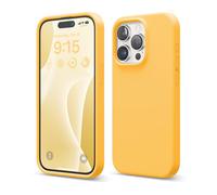 Elago Compatible con la caja de silicona lquida de iPhone 15 Pro Liquid Protection Full Body Body Proteccin contra la microfibra suave Finamiento a