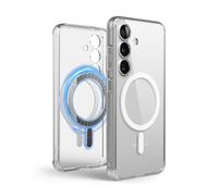 Elago Compatible con Samsung Galaxy S25 Case - Magnetic Hybrid Clear Case Redouts Precise Camera Magnetismo Cubierta protectora PC/TPU Tecnologa hb