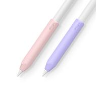 elago - Enchufe de Silicona (2 Paquetes) Compatible con Apple Pencil Pro, Apple Pencil 2ª y 1ª Generación, Soporte de Silicona, Compatible con Carga magnética y Doble Toque (Rosa/Malva)