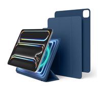 elago Folio Magnética Funda para iPad Pro 11 Pulgadas Cover (M4, M5) - Placa Trasera Acoplable a Materiales Metálicos, Funcionalidad Wake/Sleep, Compatible con Series de Apple Pencil (Azul)