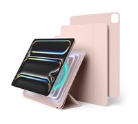 elago Folio Magnética Funda para iPad Pro 13 Pulgadas Cover (M4) - Placa Trasera acoplable a Materiales metálicos, funcionalidad Wake/Sleep, Compatible con Series de Apple Pencil (Rosa Sabbia)
