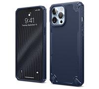 elago Funda Armor Compatible con iPhone 13 Pro [6,1"] | Carcasa Resistente, TPU Premium, Fibra de Carbono, Diseño Robusto y Duradero, Protección Completa Antigolpes (Azul Oscuro)