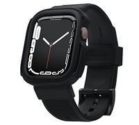 elago Funda Armor con Correa Compatible con Apple Watch 7/SE/6/5/4, Compatible con iWatch 45mm 44mm 41mm 40mm, Case Protectora Militar con Banda Deportiva Resistente, Protección Completa