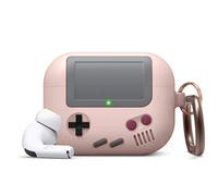 elago Funda AW5 Diseño Clásico Game Player Compatible con AirPods Pro Funda [Pendiente Patente US] (Rosa Piedra)