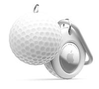 elago Funda Ball Series Compatible con Apple AirTag (2.ª/1.ª generación) - Llavero Anticaídas para Llaves y Mascotas, Dispositivo de Rastreo No Incluido (Golf)