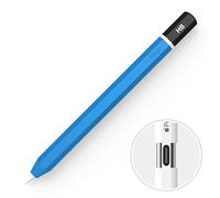elago Funda clásico Compatible con Apple Pencil (USB-C), Agarre, Piel Protectora, Funda de Silicona, Compatible con fijación magnética (Azul)