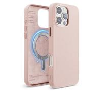 elago Funda Cuero Magnético Compatible con Funda para iPhone 16 Pro MAX, Compatible con Todos los Accesorios MagSafe, 6.9 Pulgadas - Imanes Integrados, Cuero Vegano (Fresa)