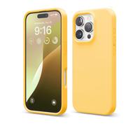 Elago - Funda de silicona l quida premium compatible con iPhone 16 Pro, protecci n integral, antigolpes, fina, antiara azos, forro de microfibra