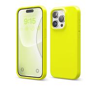 Elago - Funda de silicona l?quida compatible con iPhone 15 Pro, protecci?n completa, a prueba de golpes, fina, antiara?azos, de microfibra suave