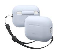 elago Funda de Silicona para Apple AirPods Pro 2.ª Generación | Correa Incluida, Carcasa Protectora, LED Frontal Visible, Carga Inalámbrica (Azul Claro)