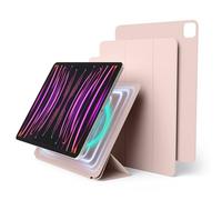 elago Funda Folio Magnética Compatible con iPad Air 13 (M4/M3/M2), iPad Pro (6ª/5ª/4ª/3ª Gen), Placa Trasera para Superficies Metálicas, Compatible con Apple Pencil [12,9 Pulgadas] (Rosa Arena)