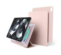 elago Funda Folio Magnética para iPad Air 11 (M4/M3/M2), iPad Air (5ª/4ª Gen), iPad Pro (1ª Gen), Placa Trasera para Superficies Metálicas, Compatible con Apple Pencil [10,9 Pulgadas] (Rosa Arena)