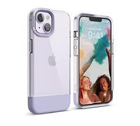 elago Funda Glide Compatible con iPhone 14 Case (6,1"), Diseño Simple y Único, Carcasa de TPU Protectora, Antigolpes Mejorado, Piezas Mezcladas y Combinadas, Protección Completa (Gris Oscuro/Amarillo)