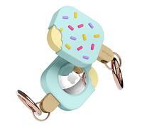elago Funda Helado Compatible con Apple AirTags Llavero Case - Protección contra Caídas, Llavero con Mosquetón (Rastreo de Perros, Llaves, Carteras), Dispositivo de Seguimiento No Incluido (Menta)