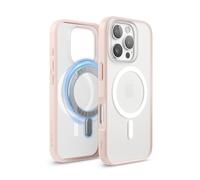 elago Funda Híbrida Magnética Compatible con Funda para iPhone 16 Pro 6.3” - Compatible con MagSafe, Híbrida PC + TPU, Parachoques a Prueba de Golpes, Protección de la Cámara (Matte Rosa Claro)