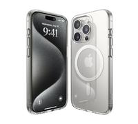 elago Funda Híbrida Magnética Compatible con iPhone 15 Pro Case, MagSafe Cargador, Tecnología de PC + TPU, Antigolpes de Grado Militar de EEUU, Reducción-Amarilleo (Blanco)