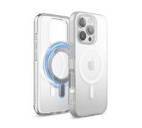 elago Funda Híbrida Magnética para iPhone 16 Pro [6,3"] | Compatible con MagSafe, PC + TPU, Parachoques Antigolpes, Protección de Cámara (Transparente)