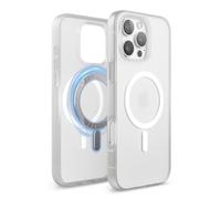 elago Funda Híbrida Magnética para iPhone 16 Pro MAX [6,9"] | Compatible con MagSafe, PC + TPU, Parachoques Antigolpes, Protección de Cámara (Transparente Mate)