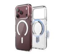 elago Funda Híbrida Transparente con Imán para iPhone 18 Pro/17 Pro | Compatible con MagSafe, Antigolpes, Claridad Cristalina Duradera, Material PC+TPU y Botón de Control de Cámara (Transparente)
