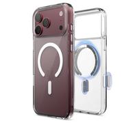 elago Funda Híbrida Transparente con Imán para iPhone 18 Pro Max/17 Pro MAX | Compatible con MagSafe, Antigolpes, Claridad Cristalina Duradera, Material PC+TPU y Botón de Control de Cámara (Transparente)