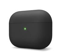 elago Protección Shockproof Liquid Hybrid Funda de Silicona Compatible con AirPods Pro Funda - Triples Estructuras Capas, Premium Silicona (Negro)