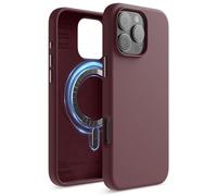 elago Funda Magnética de Silicona Líquida para iPhone 16 Pro MAX (6,9") - Compatible con MagSafe, Antigolpes, Delgada, Acabado Suave al Tacto (Rojo Vino)
