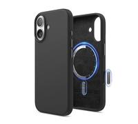 elago Funda Magnética de Silicona Líquida para iPhone 17 (6,3") - Compatible con MagSafe, Antigolpes, Delgada, Acabado Suave al Tacto (Negro)