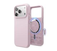 elago Funda Magnética de Silicona Líquida para iPhone 17 Pro (6,3") - Compatible con MagSafe, Antigolpes, Delgada, Acabado Suave al Tacto (Lila Claro)