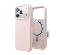 elago Funda Magnética de Silicona Líquida para iPhone 17 Pro (6,3") - Compatible con MagSafe, Antigolpes, Delgada, Acabado Suave al Tacto (Rosa Encantadora)