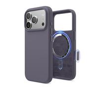 elago Funda Magnética de Silicona Líquida para iPhone 17 Pro (6,3") - Compatible con MagSafe, Antigolpes, Delgada, Acabado Suave al Tacto (Lavanda Intensa)