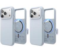 elago Funda Magnética de Silicona Líquida para iPhone 17 Pro [6,3"] (Paquete de 2)
